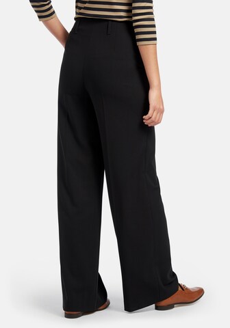 Peter Hahn Wide leg Broek in Zwart