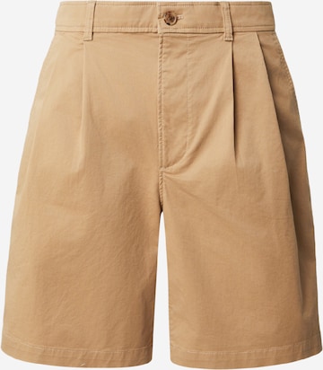 Calvin Klein Jeans Loosefit Shorts in Braun: Vorderseite