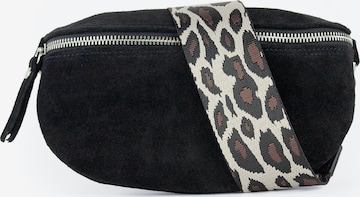 lePelou Fanny Pack 'LIVIA small' in Black: front
