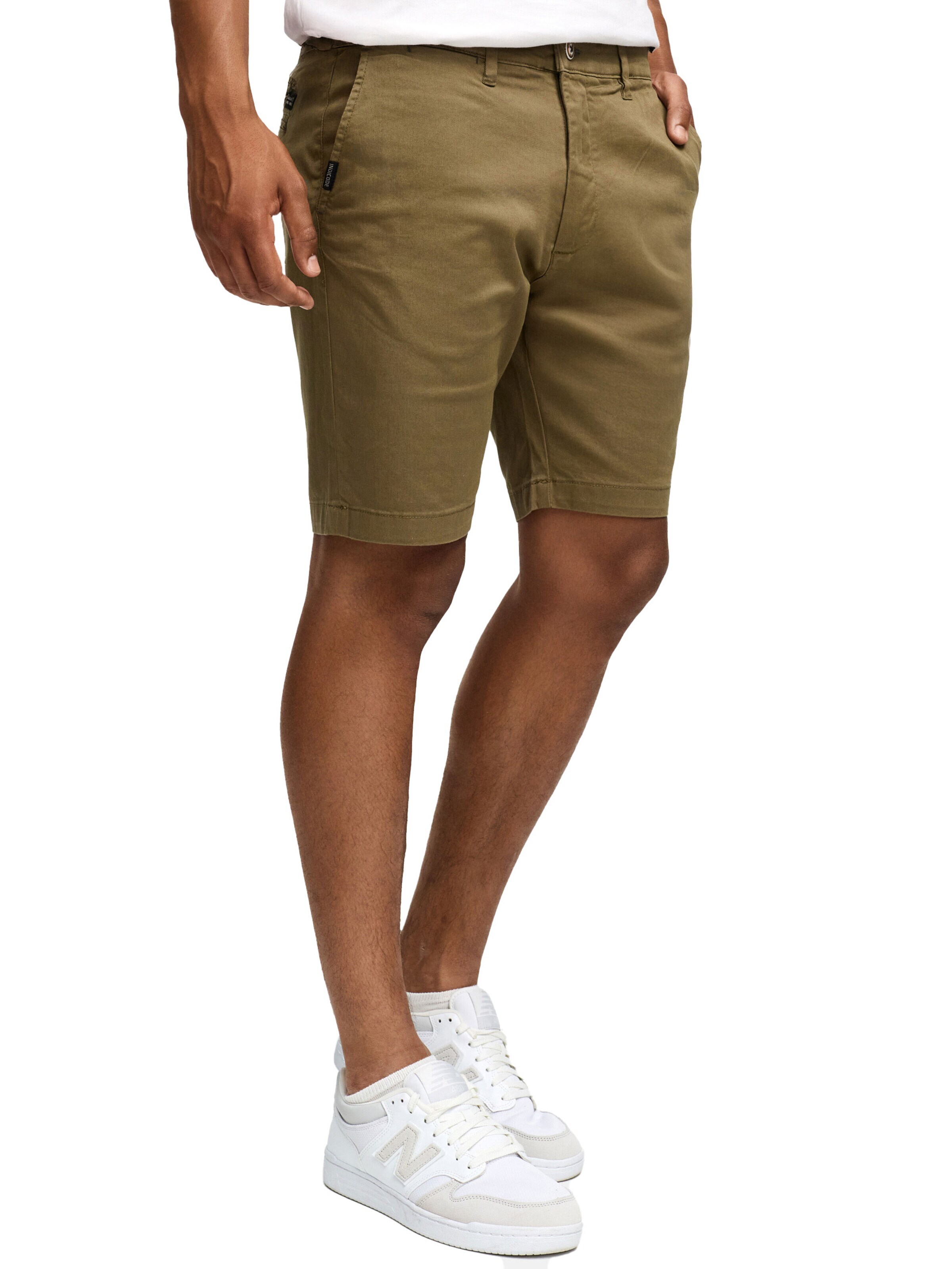 INDICODE Regular Pants 'Indicode Laulax' in Brown