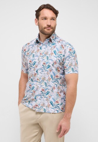 ETERNA Comfort fit Button Up Shirt in Blue: front