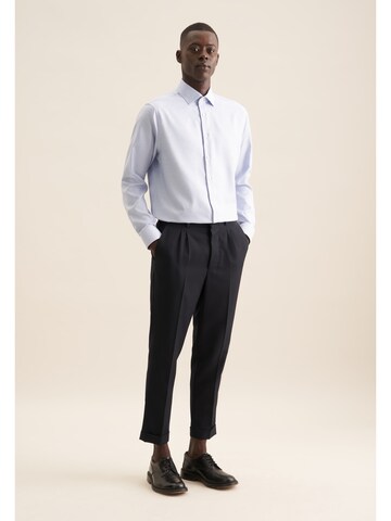 SEIDENSTICKER Slim Fit Hemd in Blau