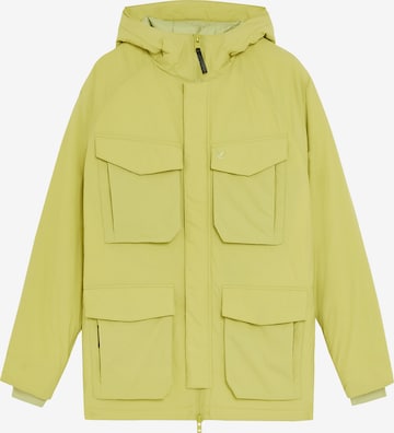 Lyle & Scott Tussenparka ' Tactical Wadded Parka ' in Geel: voorkant