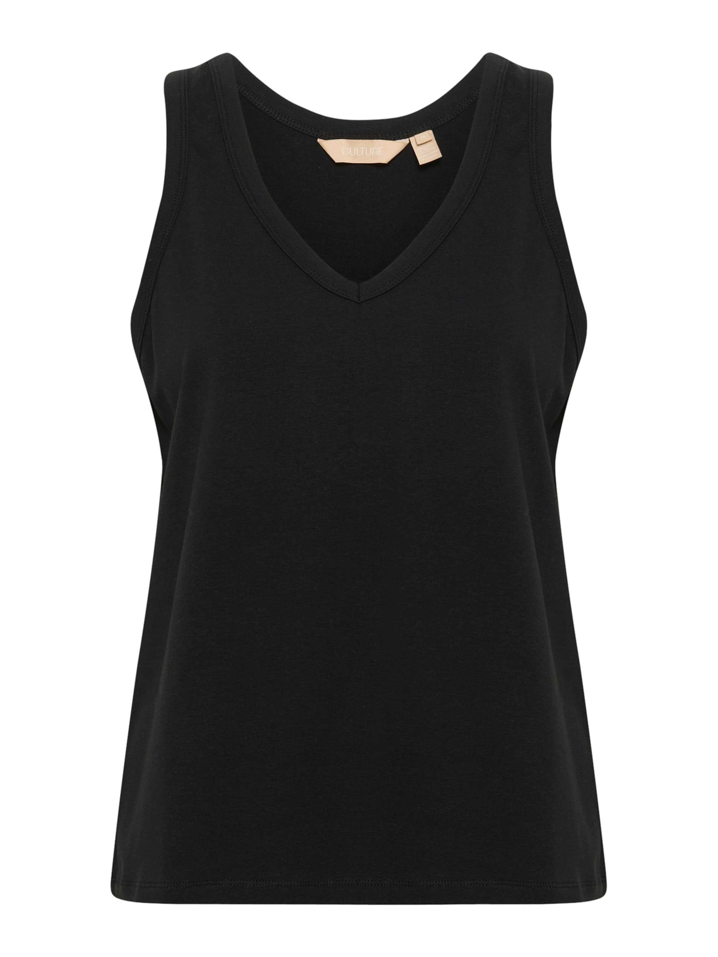Top di CULTURE in nero: frontale