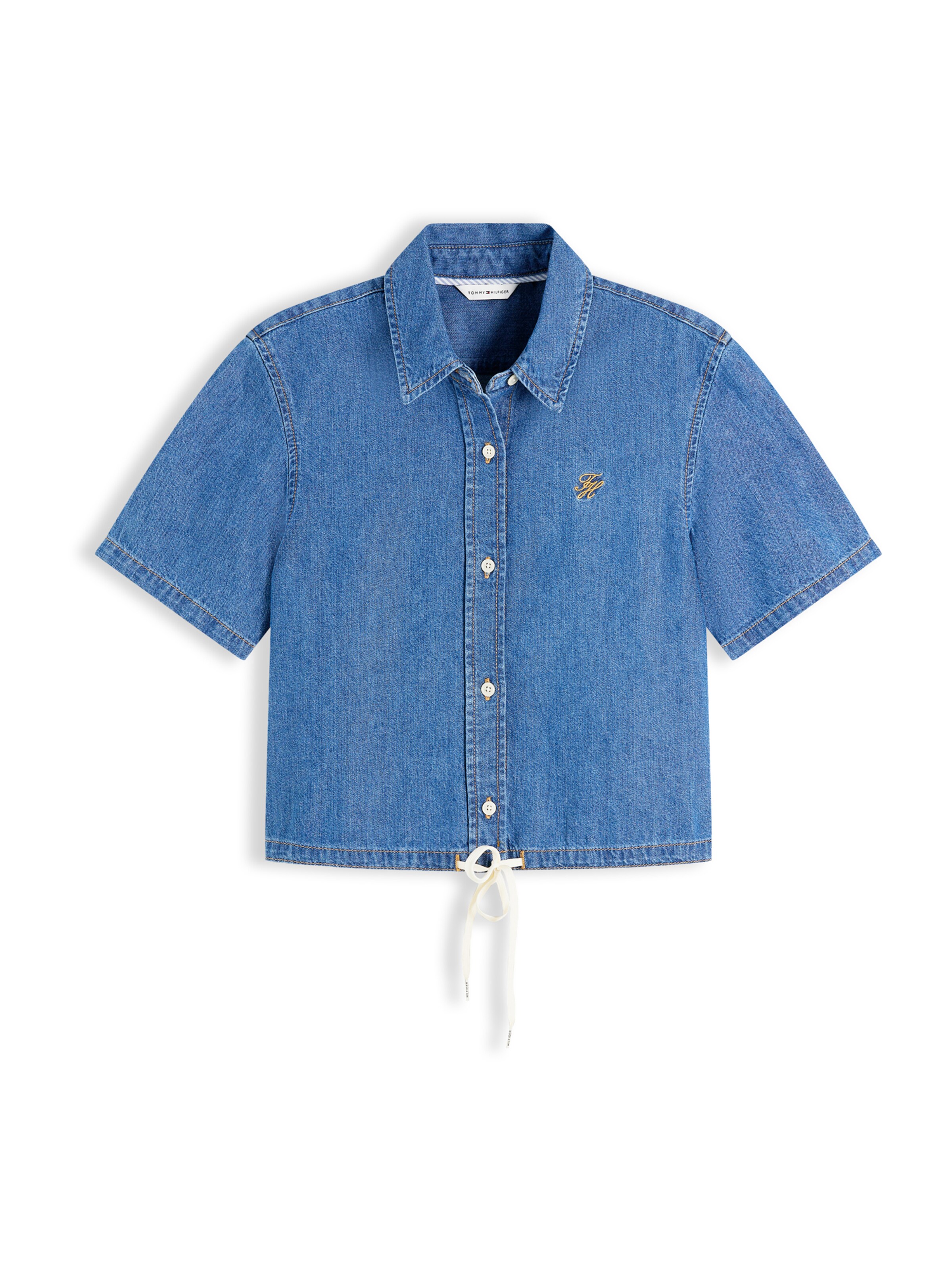 TOMMY HILFIGER Pluus 'MIA' sinine teksariie, Tootevaade