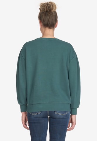Le Temps Des Cerises Sweatshirt 'MOA' in Green