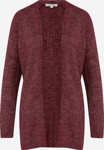 Cardigan s.Oliver en rouge : devant