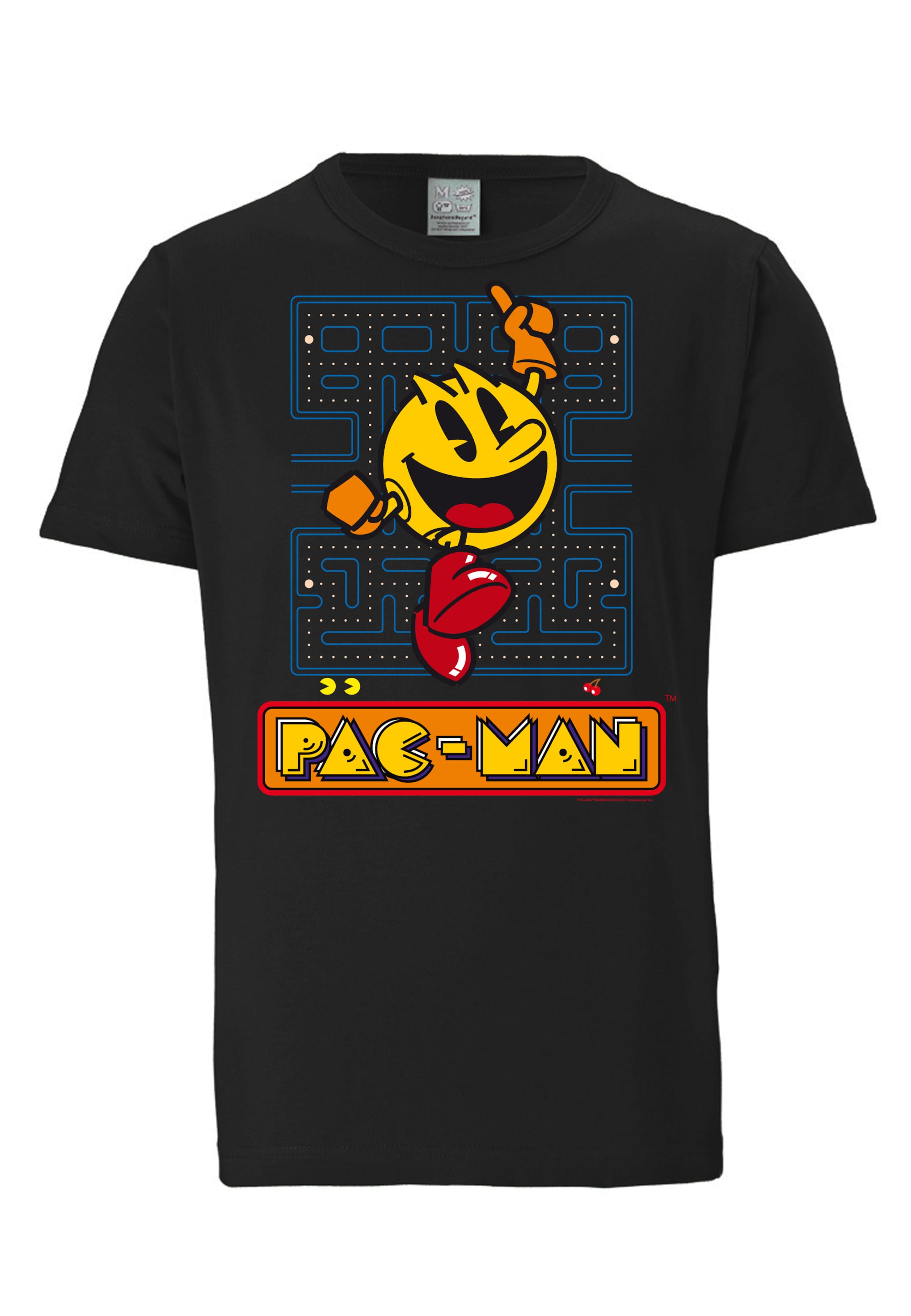 Frauen Shirts & Tops LOGOSHIRT T-Shirt 'Pac-Man – Jumping' in Schwarz - WK28239 Frauen Shirts & Tops LOGOSHIRT T-Shirt 'Pac-Man – Jumping' in Schwarz - WK28239
