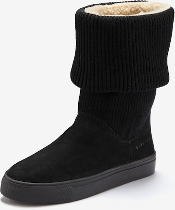 Elbsand Boots in Black: front