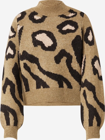 Pull-over 'ONLCECE' ONLY en vert : devant