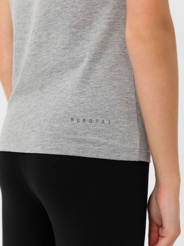 MOROTAI Shirt 'BRAND BASIC' in Grau