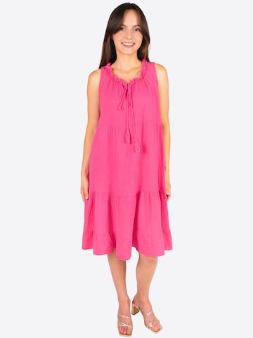 Seasons of April Summer dress ' BUKI ' in Pink