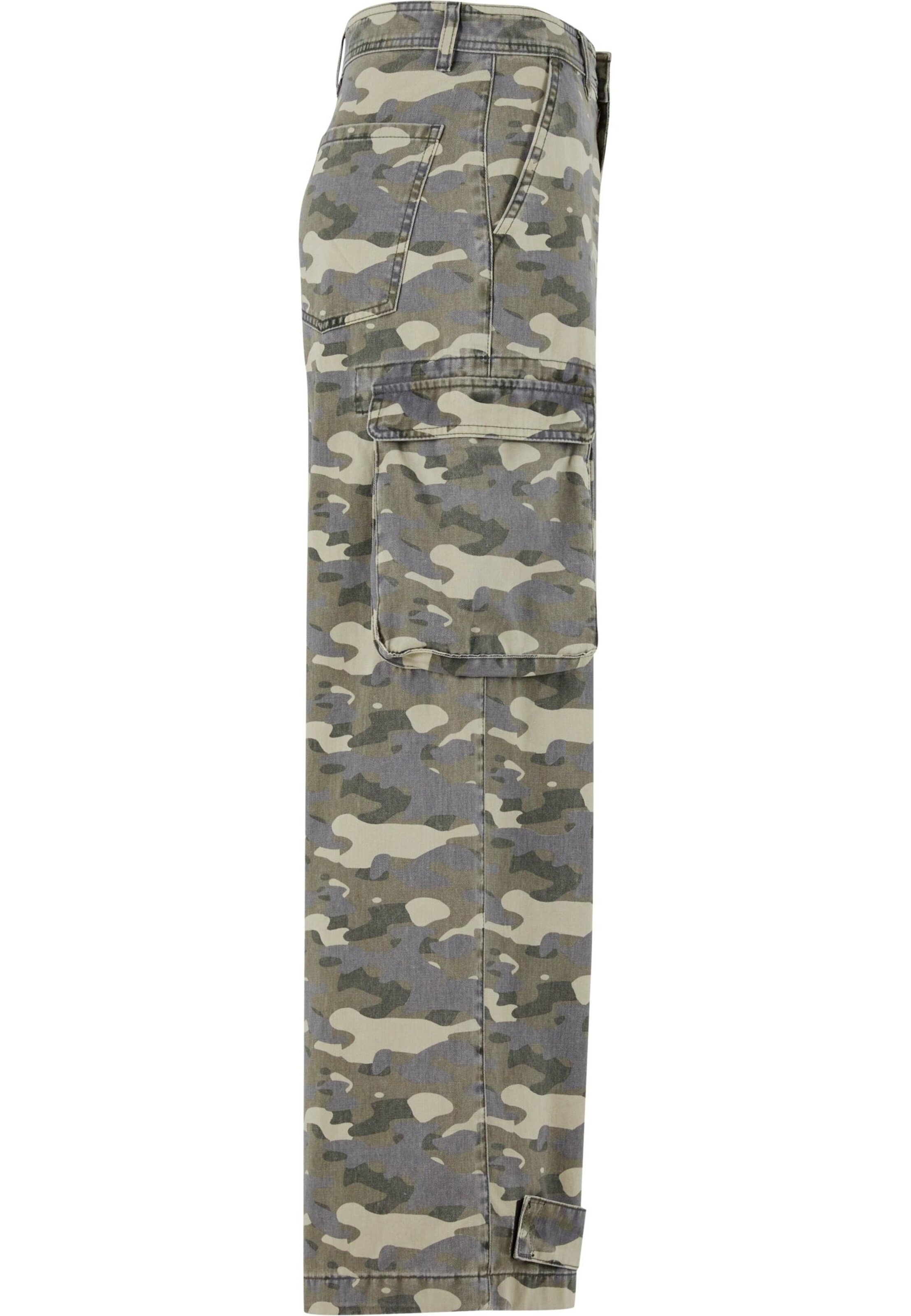 Felicious Wide Leg Cargobukser i grøn