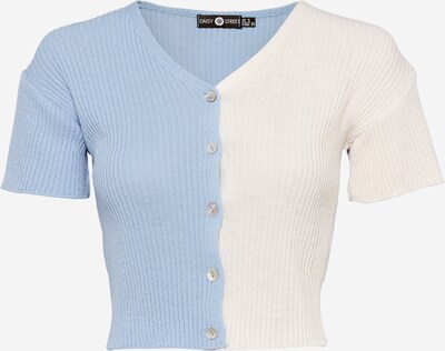 Daisy Street Strickjacke in beige / hellblau, Produktansicht