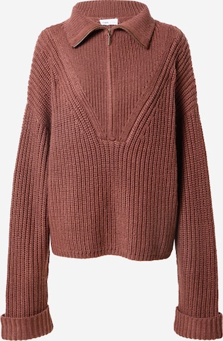 millane Sweater 'Veronica' in Brown: front