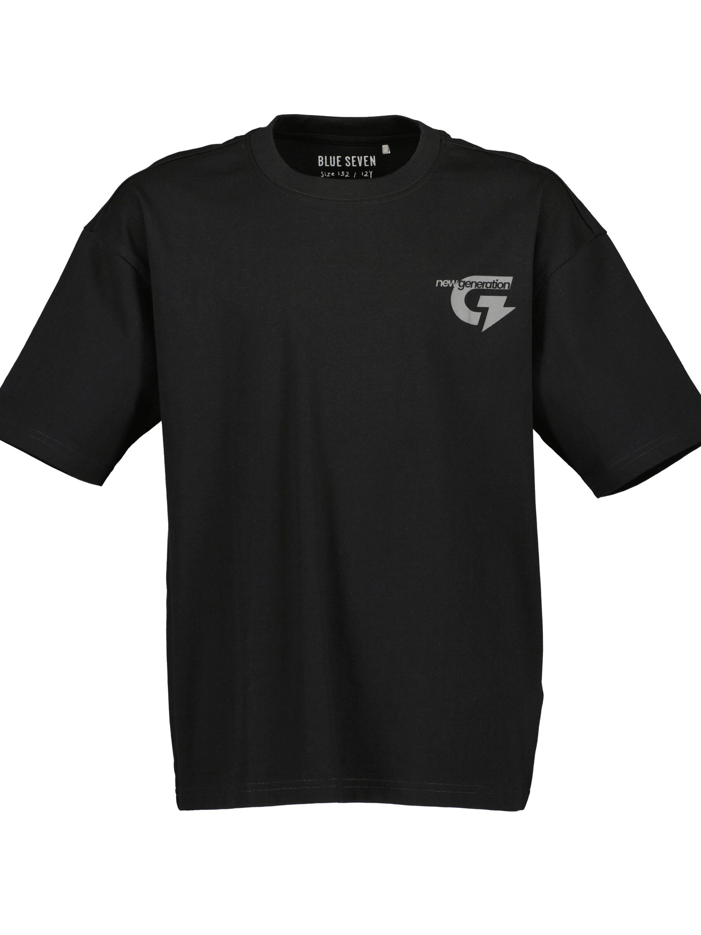 BLUE SEVEN Shirt in Black: front