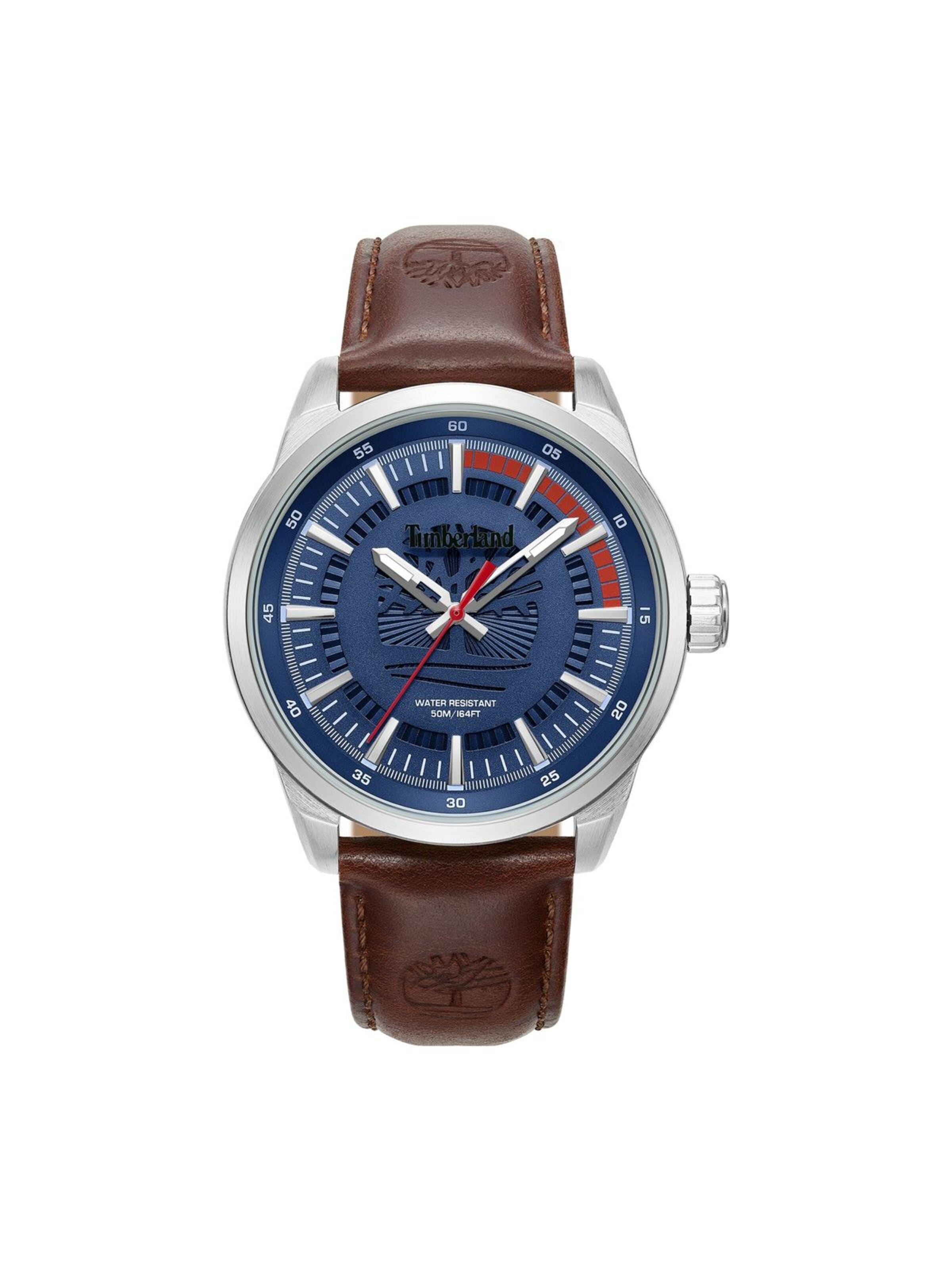 TIMBERLAND Analoguhr‌‌ in Braun: Vorderseite
