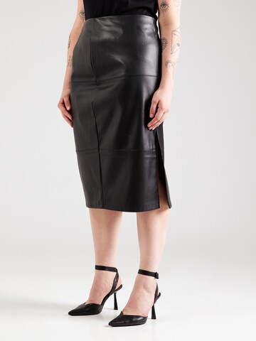 Gonna 'Diana' di ABOUT YOU Curvy in nero: frontale