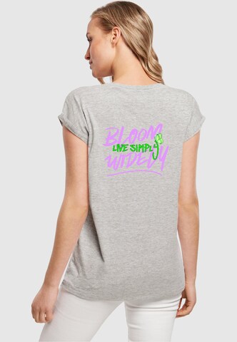 Merchcode Shirt 'Never Too Late' in Grey