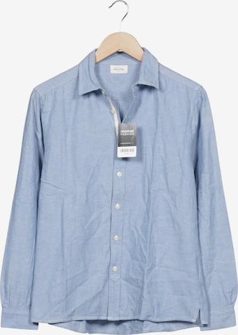 AMERICAN VINTAGE Hemd S in Blau: Vorderseite