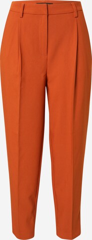 BRUUNS BAZAAR Pleated Pants 'Cindy Dagny' in Orange: front