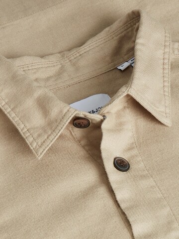 JACK & JONES Comfort Fit Hemd 'Logan' in Beige