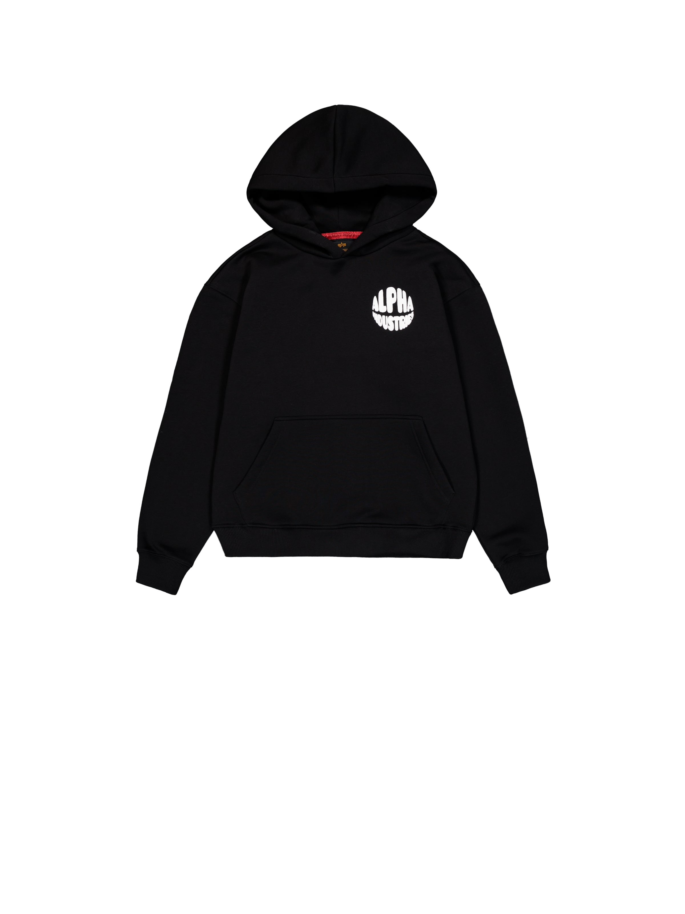 ALPHA INDUSTRIES Sweatshirt 'Logo BP' in Black: front
