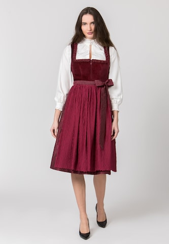 STOCKERPOINT Dirndl 'Maxime' in Red: front