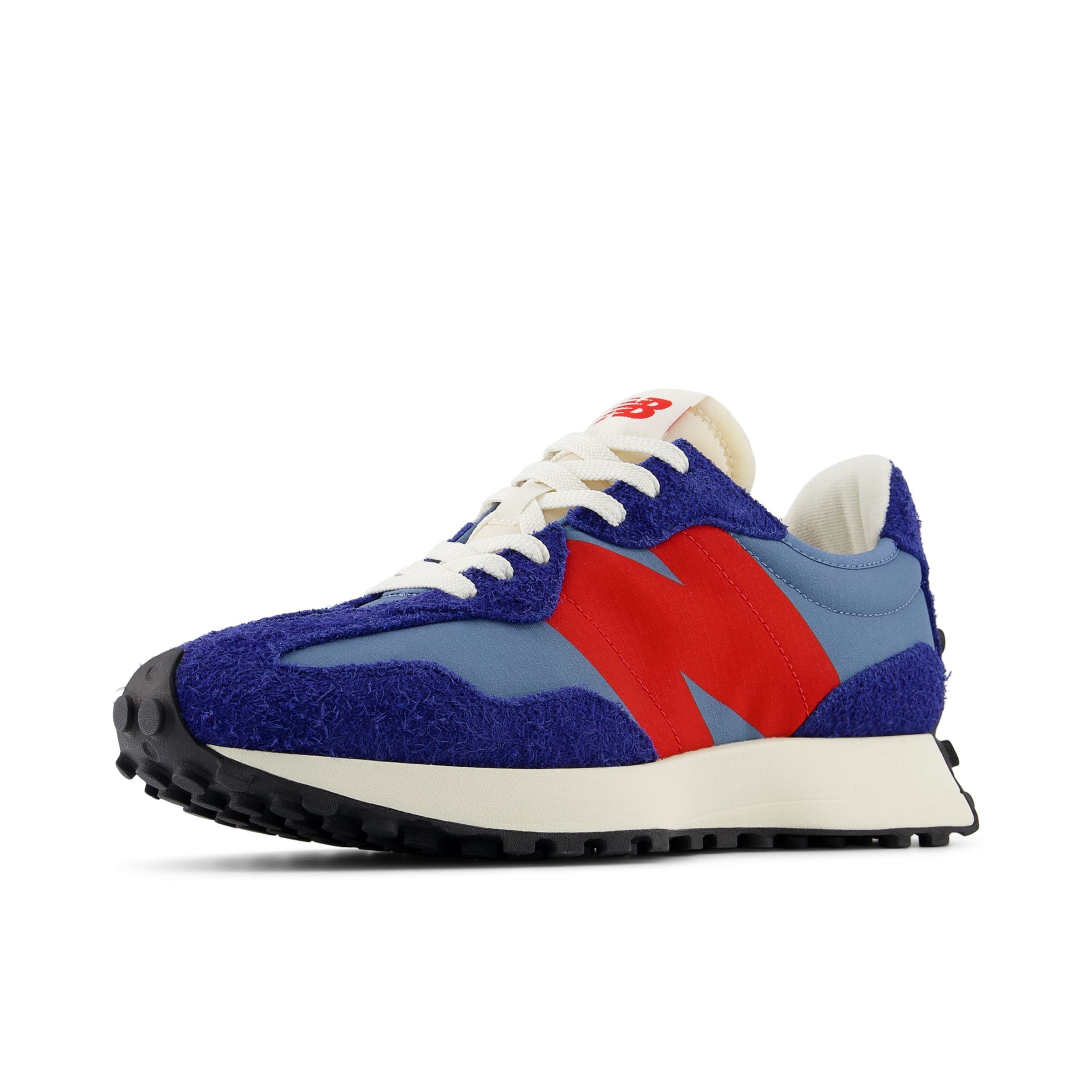 Baskets basses '327' new balance en bleu : devant
