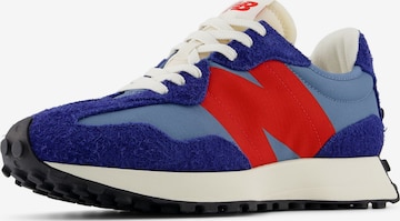 Baskets basses '327' new balance en bleu : devant