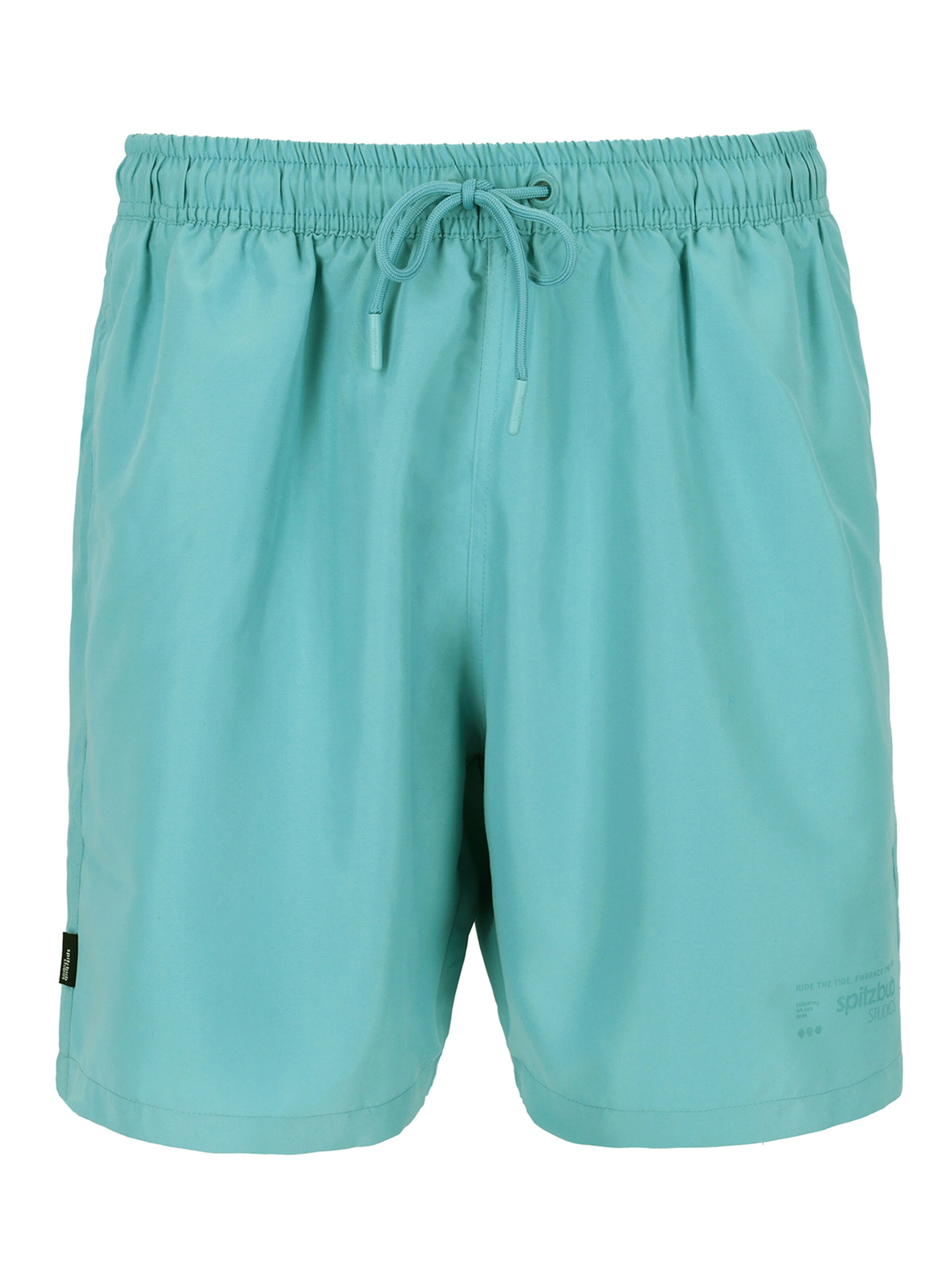 SPITZBUB ' Badehose Türkis ' in Blau: Vorderseite