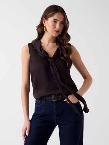 MARCIANO LOS ANGELES Blouse in Black: front