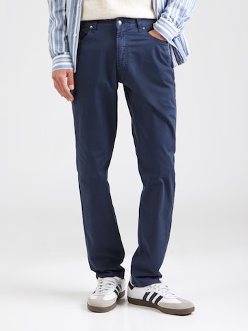 Hackett London Regular Pants in Blue: front