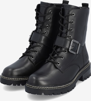 REMONTE Lace-Up Ankle Boots in Black