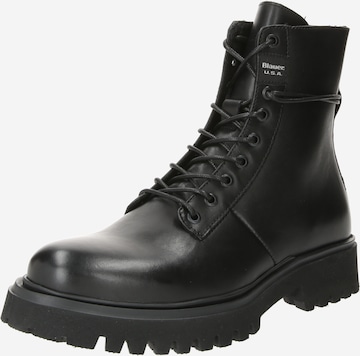 Blauer.USA Lace-up boots in Black: front