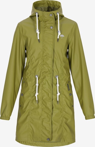 Schmuddelwedda - Abrigo funcional en verde: frente