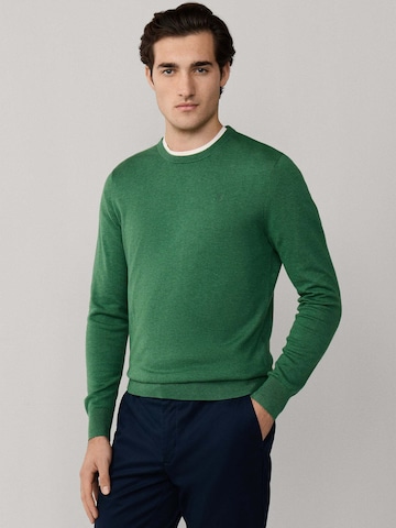 Pullover di Hackett London in verde: frontale