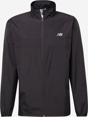 Veste de sport new balance en noir : devant