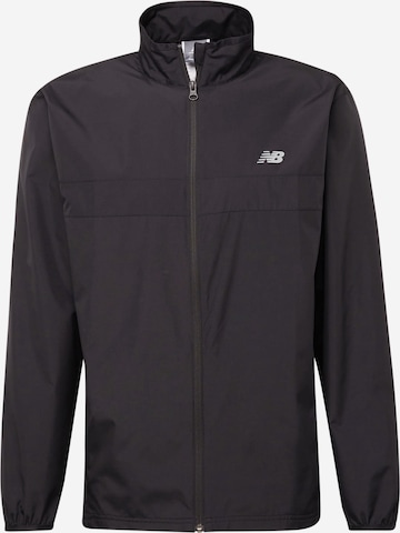 new balance Athletic Jacket in Black: front