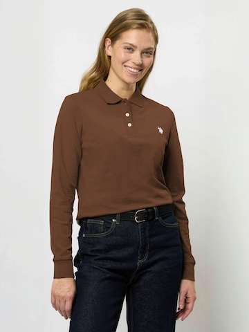 U.S. POLO ASSN. Top ' UWLise ' in Bruin: voorkant