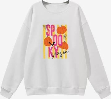 GORHEY Sweatshirt in Weiß: Vorderseite