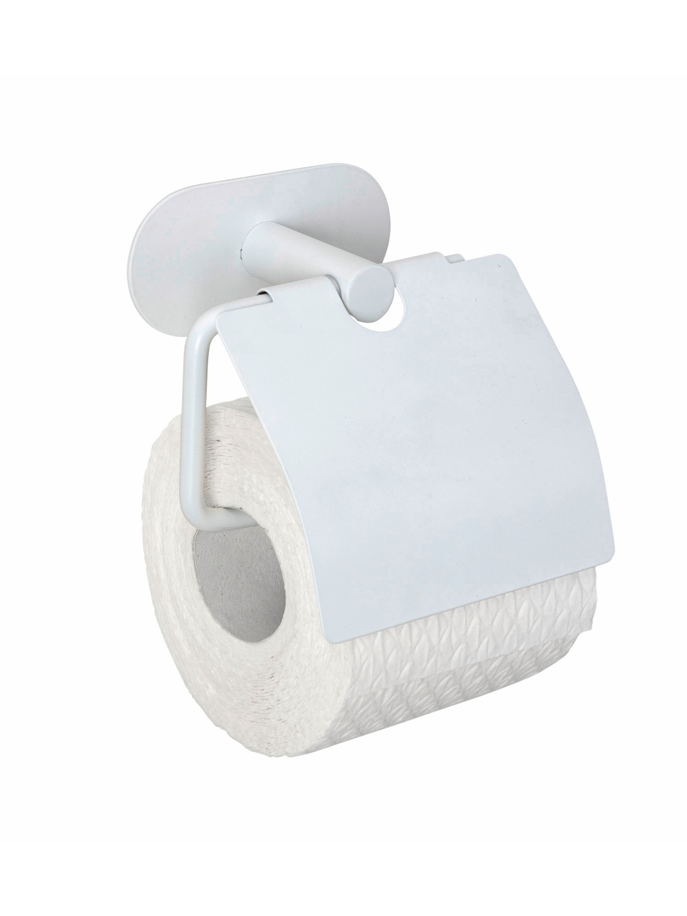 Wenko Toilettenpapierhalter in Weiß: Vorderseite