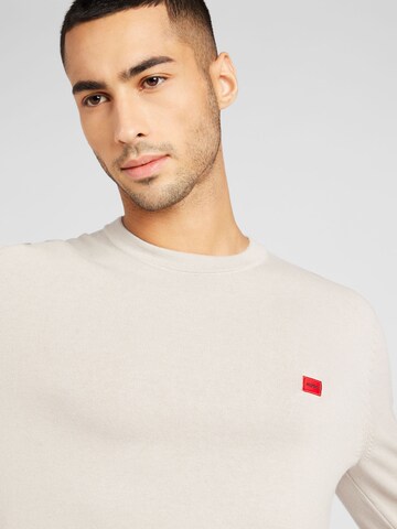 Pull-over 'San Cassius-C1' HUGO Red en gris