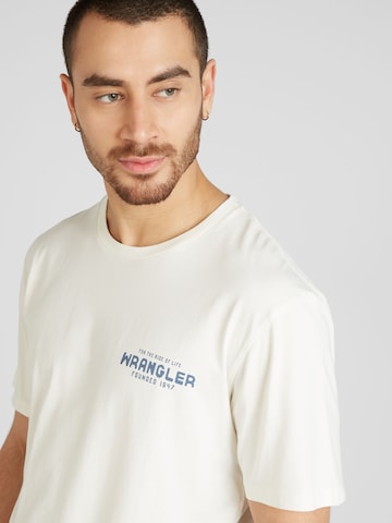 T-Shirt WRANGLER en blanc