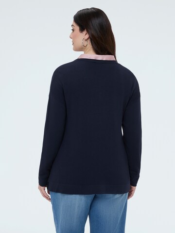 Cardigan Fiorella Rubino en bleu
