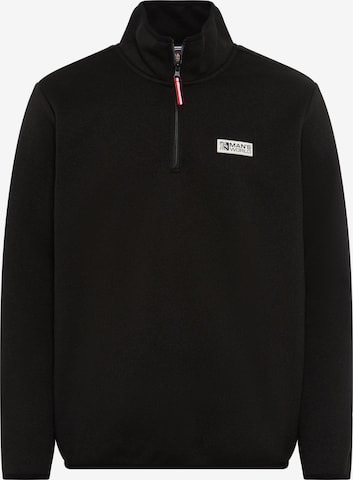 Man's World Sweatshirt in Black: front