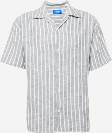 JACK & JONES Comfort fit Button Up Shirt 'Cabana' in Blue: front