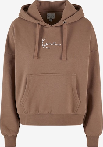 Sweat-shirt Karl Kani en marron : devant