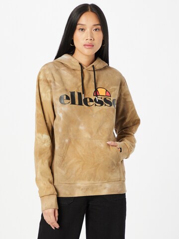 Sweat-shirt 'Torices' ELLESSE en marron : devant