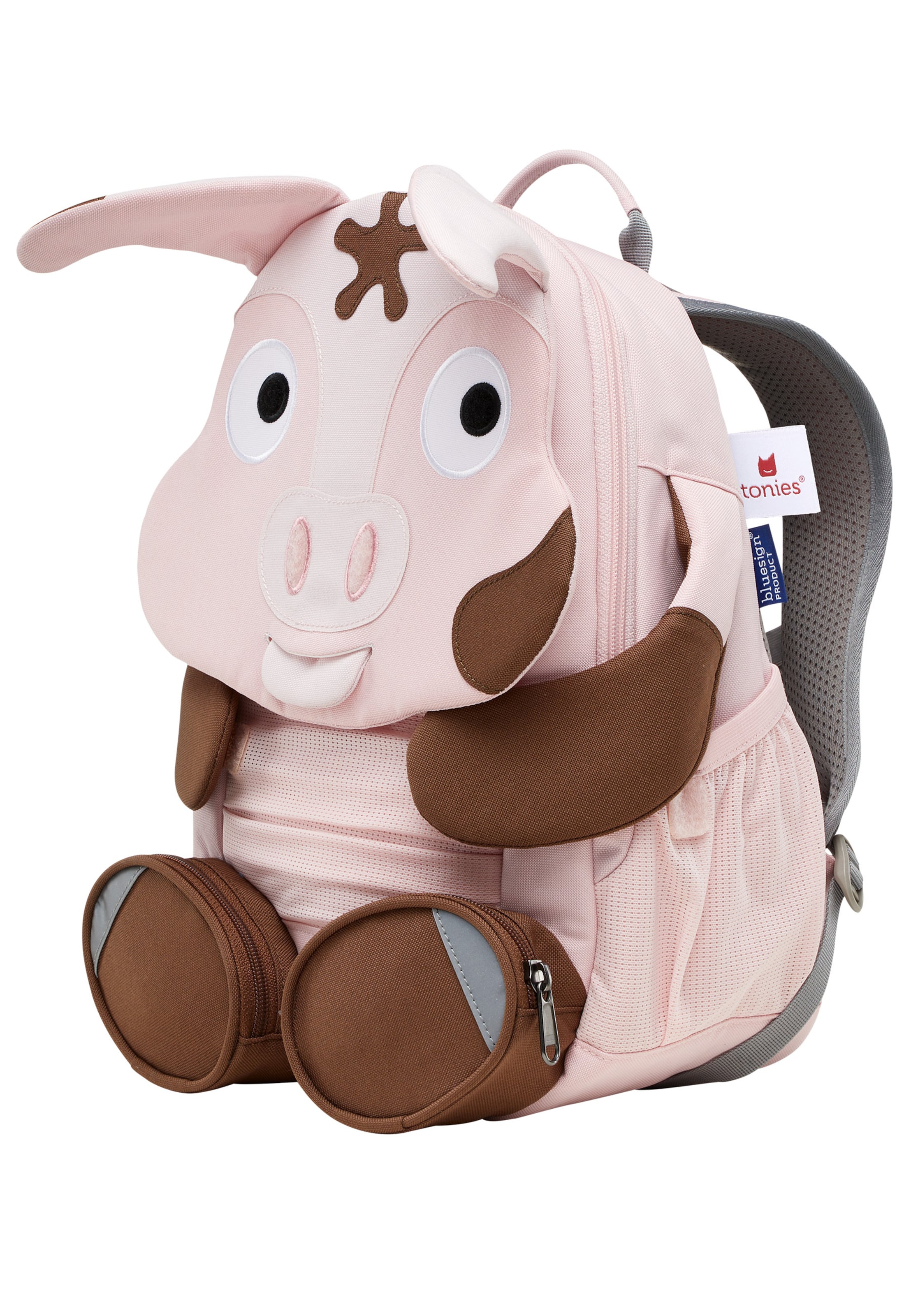 Zaino 'Großer Freund Tonie' di Affenzahn in rosa